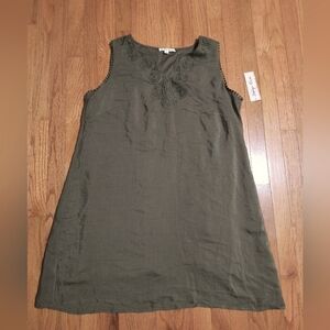 NWT Indigo Rose sleeveless tunic dress, women's size 2X, green